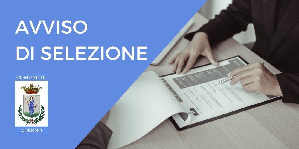 Avviso di selezione pubblica per l’assunzione a tempo determinato e parziale al 50% di n. di n. 1 figura di funzionario – area dei funzionari e dell’elevata qualificazione (ex categoria giuridica D1) – Servizio Tecnico