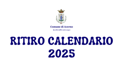 RITIRO CALENDARIO 2025