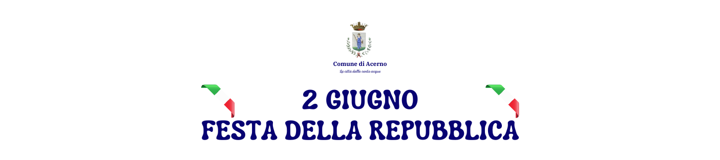 2 GIUGNO FESTA DELLA REPUBBLICA