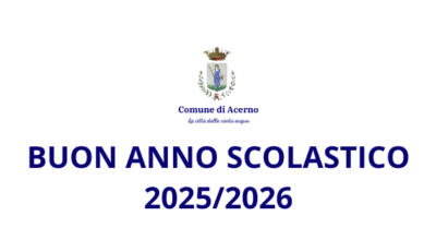 BUON ANNO SCOLASTICO 2025/2026