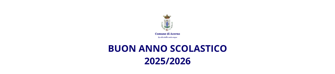BUON ANNO SCOLASTICO 2025/2026