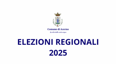 ELEZIONI REGIONALI 2025