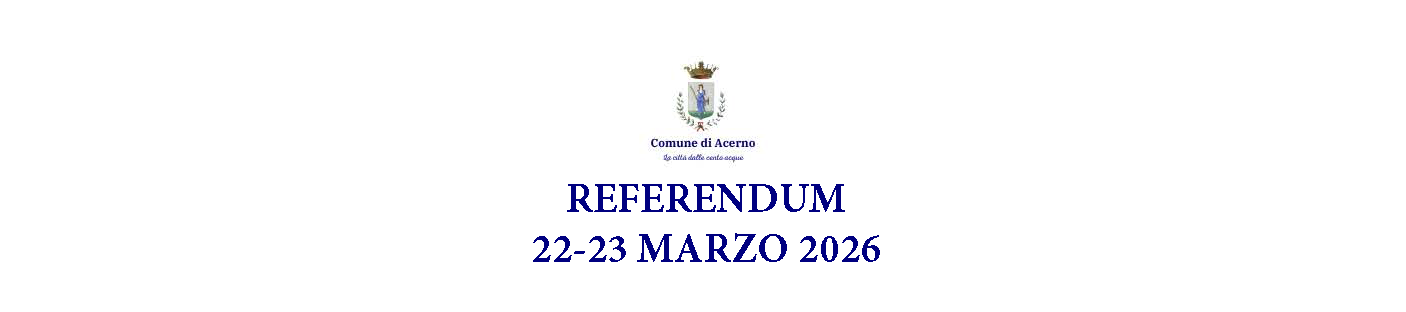 REFERENDUM 22 E 23 MARZO 2026