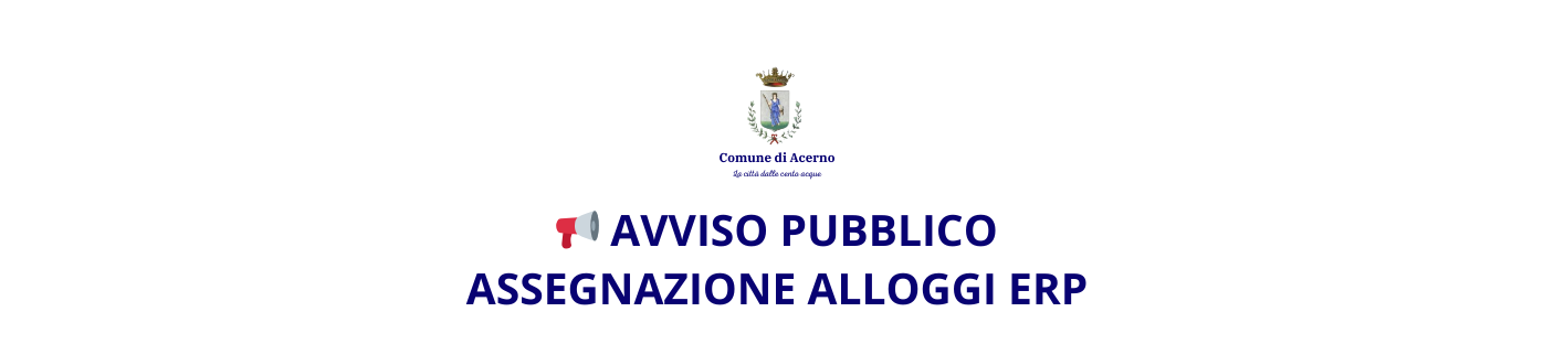 ASSEGNAZIONE ALLOGGI ERP