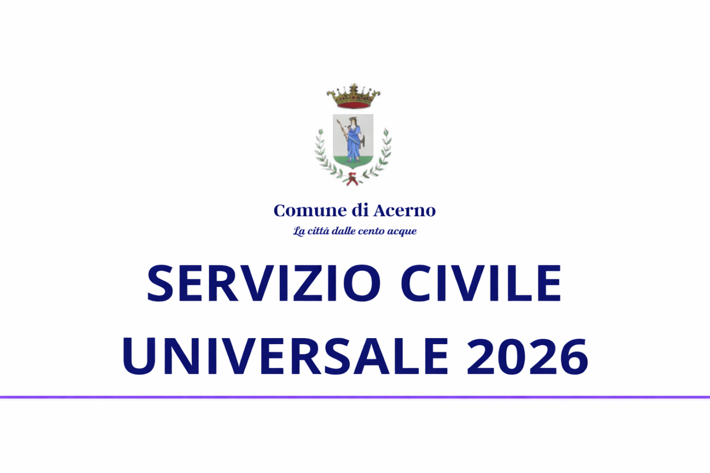SERVIZIO CIVILE UNIVERSALE 2026