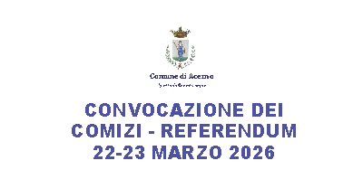 CONVOCAZIONE DEI COMIZI – REFERENDUM 22-23 MARZO 2026
