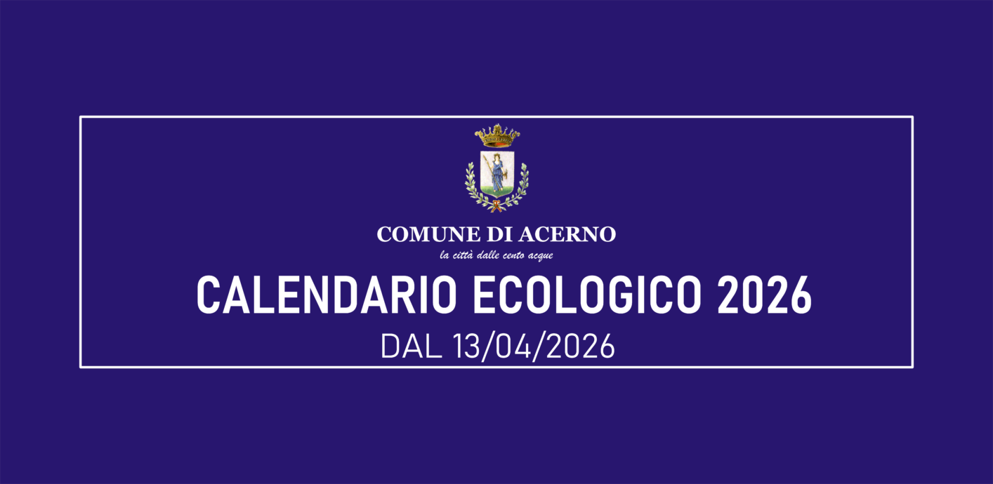 CALENDARIO ECOLOGICO 2026