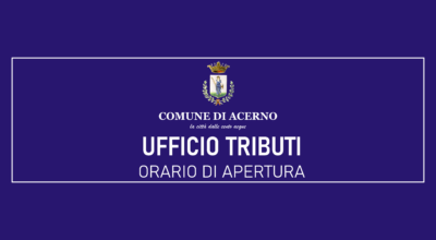 APERTURA UFFICIO TRIBUTI