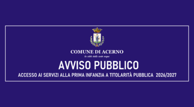 ACCESSO AI SERVIZI ALLA PRIMA INFANZIA A TITOLARITÀ PUBBLICA 2026/2027