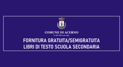 FORNITURA GRATUITA/SEMIGRATUITA LIBRI DI TESTO SCUOLA SECONDARIA
